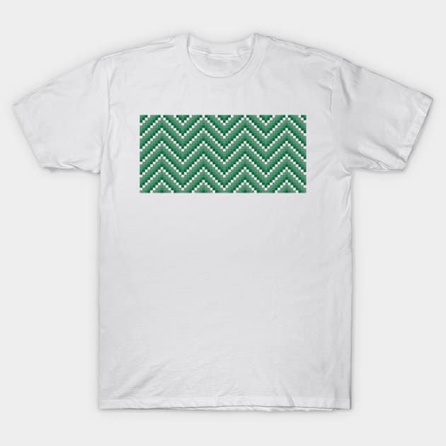 Haus Pixel Chevrons - Sly T-Shirt by imlying